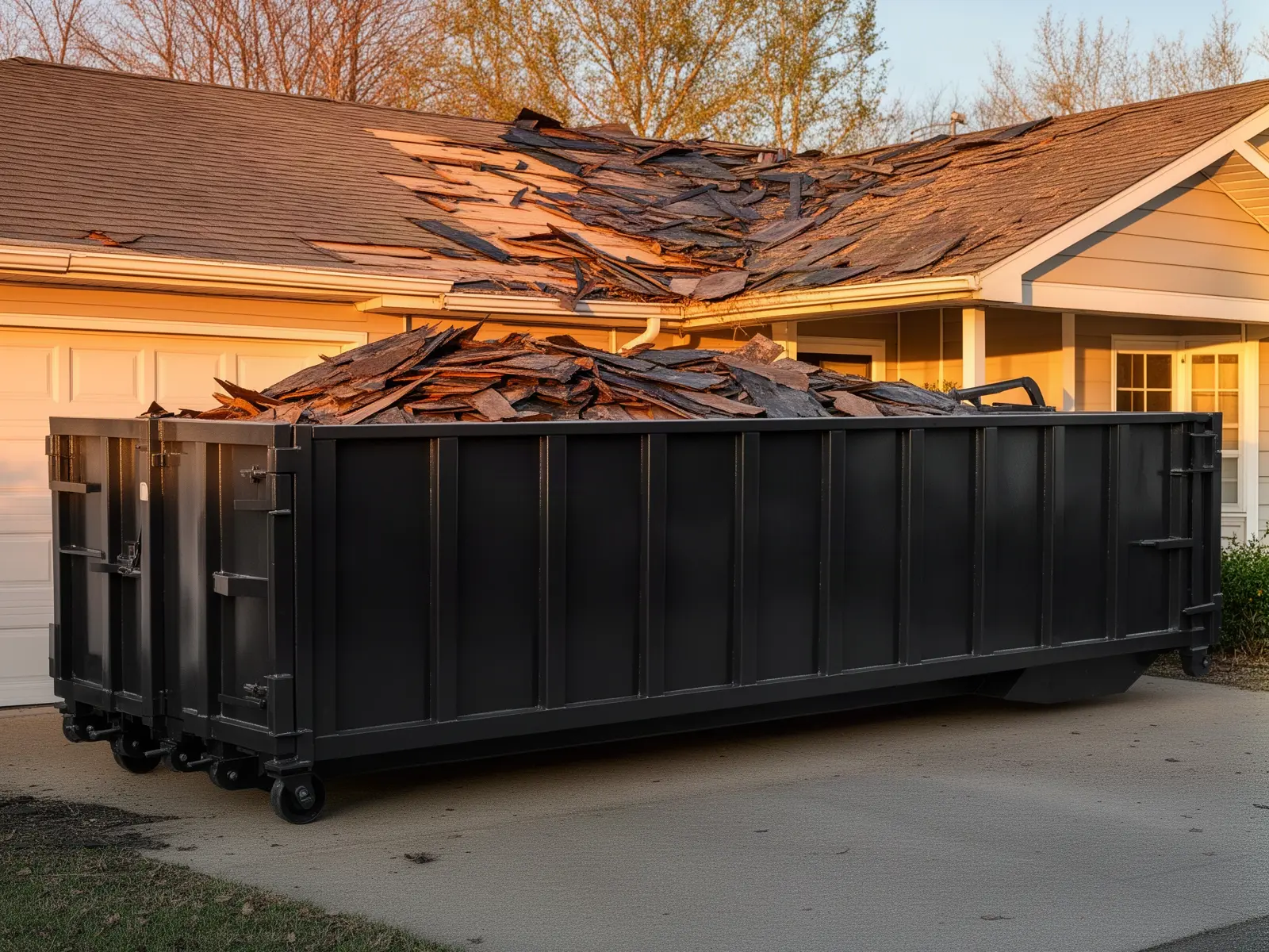 Roll-off dumpster from Terry's Memphis Dumpster Rental in Memphis, TN